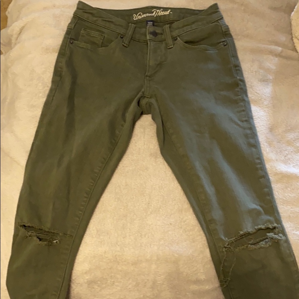 army green jeans